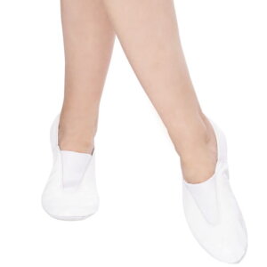Baletki skórzane antypoślizgowe białe - Get Spart