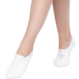 Baletki skórzane antypoślizgowe białe - Get Spart