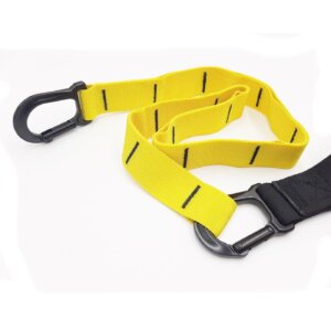 <P>Materiał: nylon, guma, stal<BR>Szerokość rączek: 13 cm</P> <P>W skład kompletu wchodzą:</P> <P>- taśma z metalowym karabińczykiem<BR>- taśmy z uchwytami pokrytymi pianką<BR>- uchwyt na drzwi<BR>- pokrowiec do przechowywania i przenoszenia</P> Pasy treningowe Crossfit Get Spart - Get Spart