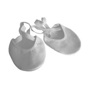 materał: skóra naturalna mocowane na gumki wokół kostki dostępne w różnych rozmiarach Baletki napalcówki pełne skórzane Get Spart Model 11 - Get Spart